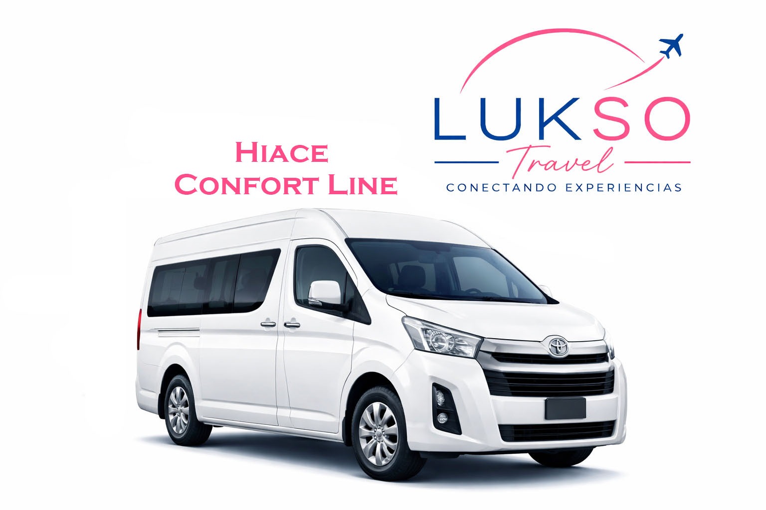 Toyota Hiace para traslado desde el aeropuerto — hasta 10 pasajeros | Lukso Travel